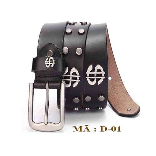 Dây lưng, dây nịt nam - da bò ý