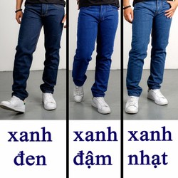 Quần jeans nam ống suông chất jean dày đẹp TS616263 Tronshop
