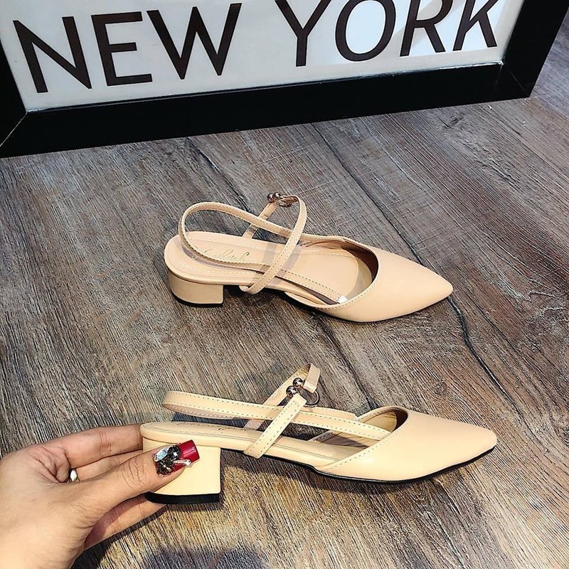 Giày sandal gót vuông MIMOMI | Giày sandal gót vuông nữ 5