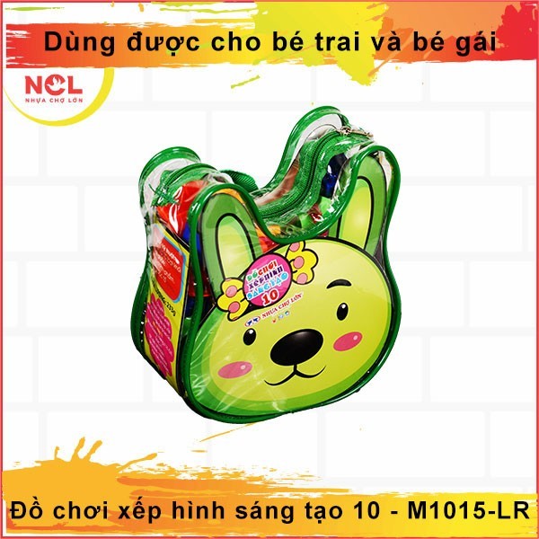 Đồ chơi xếp hình sáng tạo 10 Nhựa Chợ Lớn - M1015-LR10 1