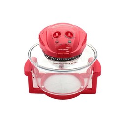Lò Nướng Thủy Tinh Sunhouse SH416 – Đỏ – Hàng chính hãng