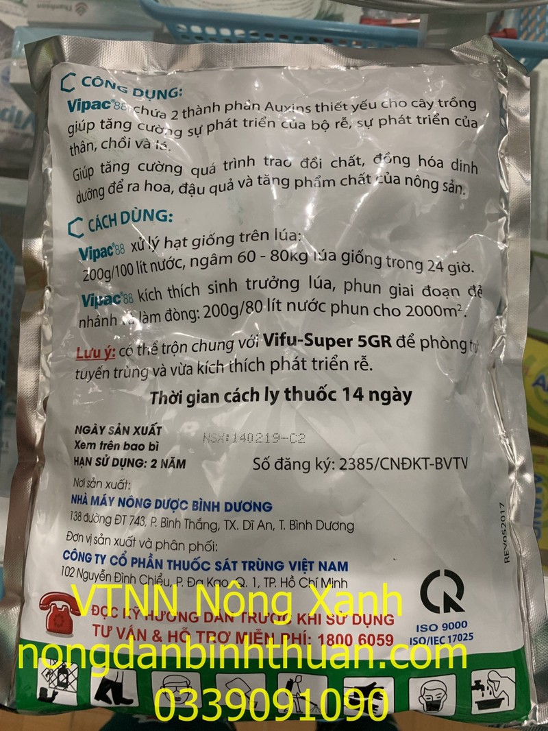 Kích rể cực mạnh Vipac 88 gói 1kg 2