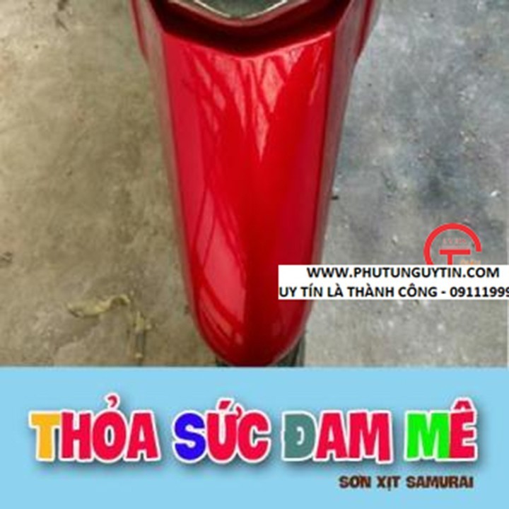 y138 _Chai sơn xịt sơn xe máy Samurai Y138 màu đỏ candy Yamaha - Brilliant Red _ uy tín, giao hàng nhanh, giá rẻ 6