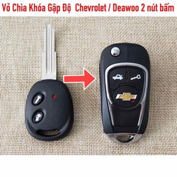Vỏ Chìa Khoá Gập Độ Chevrolet Aveo Vivant 2 nút bấm Vỏ Chìa Khoá Gập Độ Chevrolet Aveo Vivant 2 nút bấm