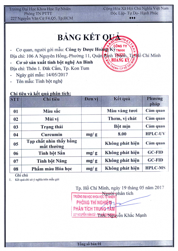 Tinh bột nghệ đỏ An Bình