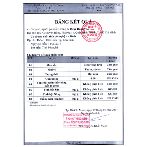 Tinh bột nghệ đỏ An Bình