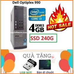 >> TRA GIÁ ĐỒNG BỘ DELL OPTIPLEX 990 CORE I3 2100 / 4G / 500G - TẶNG USB WIFI , BÀN DI CHUỘT , BẢO HÀNH 24 THÁNG | Shopee Lazada Sendo Tiki mới nhất 10 Đồng Bộ Dell Optiplex 990 Core i3 2100 , Ram 4G , SSD 240G , Tặng USB Wifi , Bàn di chuột , Bảo hành 24 tháng