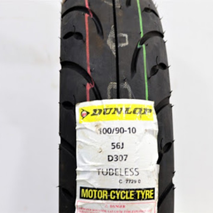Lốp Dunlop 100.90-10 D307 - Vỏ xe máy Dunlop size 100-90-10 D307 TL 56J Trùm Dunlop Việt Nam, giá rẻ, uy tín 7