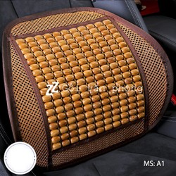 Đệm lưng hạt gỗ massage ghế ô tô, văn phòng BTL-01
