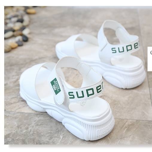 Giày sandal bánh mì sneaker đế gấu Mos.chi.no |Giày sandal bánh mì nữ 4
