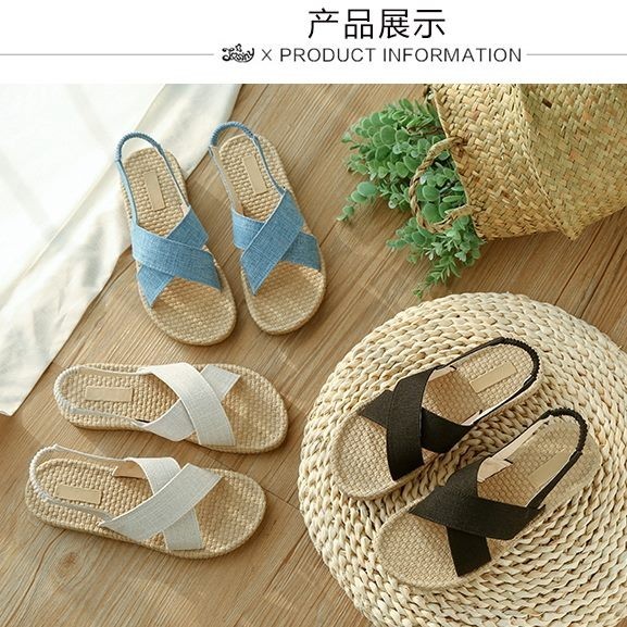 Giày sandal giả cối quai chéo |Giày sandal thời trang nữ 4