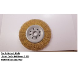 Round Brass Bristle Brush