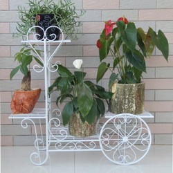Kệ để chậu hoa cây cảnh hình bánh xe