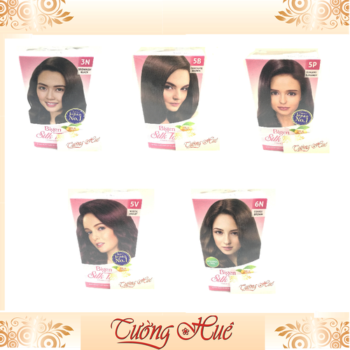 Kem Nhuộm Tóc Bigen Silk Touch Cream Color 5P - Đỏ Óng Ánh.