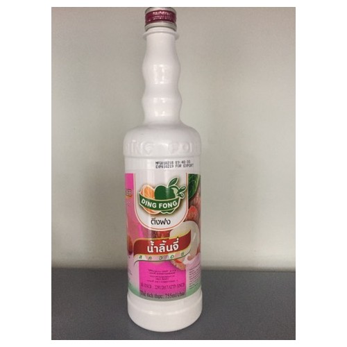 SYRUP SIRO THÁI LAN DING FONG HƯƠNG VẢI 760ML