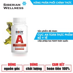 Viên uống giảm cholesterol và tăng cường chức năng đường ruột Siberian Active Fiber 120 viên