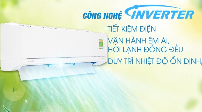 Hi Power - Máy lạnh Toshiba Inverter 1 HP RAS-H10XKCVG-V