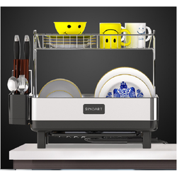 kệ để bát đĩa 2 tầng - giá để bát đĩa 2 tầng inox
