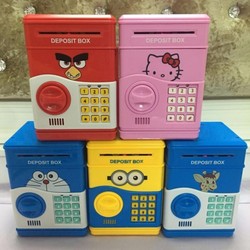 >> SO SÁNH GIÁ KÉT SẮT TỪ SƠN | Shopee Lazada Sendo Tiki 48 Két sắt hình thú vặn hút tiền tự động dễ thương dạy trẻ cách tiết kiệm tiền từ nhỏ