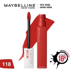 >> SO SÁNH GIÁ SON MAYBELLINE SUPER STAY INK CARYON 55 ĐỎ RƯỢU 1.2G | Shopee Lazada Sendo Tiki 258 Son Kem Lì 16h Lâu Trôi Maybelline New York Super Stay Matte Ink Lipstick 5ml