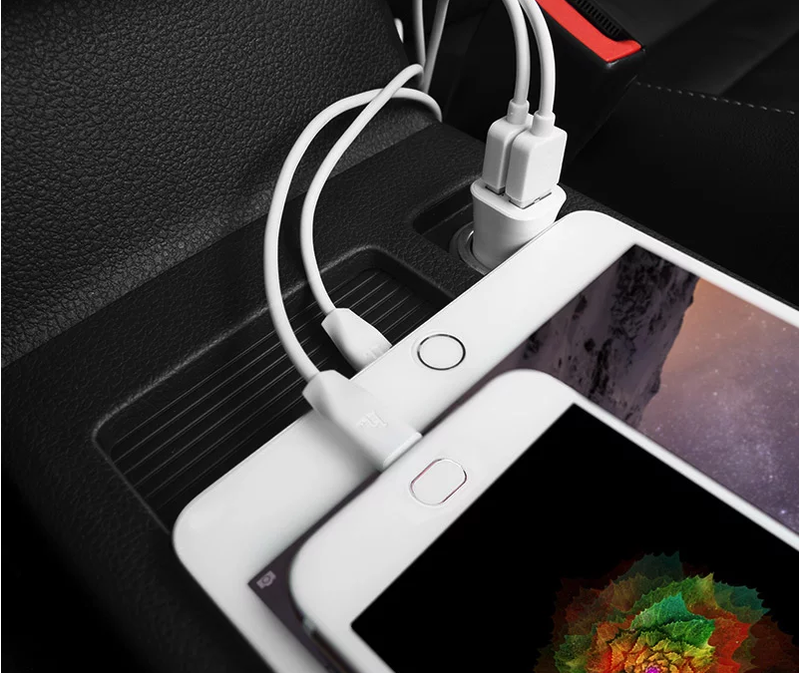 Tẩu Sạc Ô Tô  2 Cổng USB 5V-2.4A 4