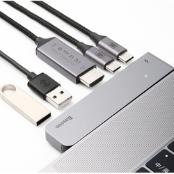 Bộ Hub chuyển đổi 5 trong 1 dành cho Macbook Pro CAHUB-B0G