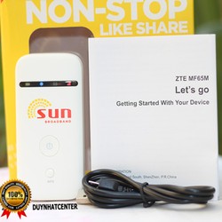 BỘ PHÁT WIFI TỪ SIM 3G 4G ZTE MF65 TỐC ĐỘ ÁNH SÁNG 