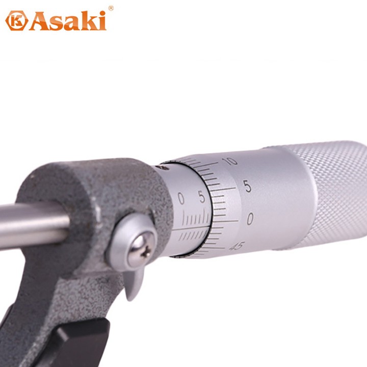 Hình ảnh Panme đo ngoài cơ khí 0-25mm Asaki AK-0132