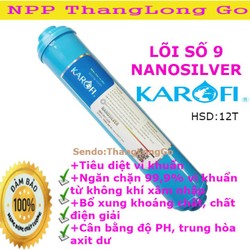 Lõi lọc Karofi lõi số 09 - Lõi lọc Nano Silver Bạc