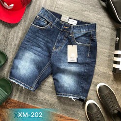 quần short jean nam model