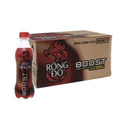 Thùng 24 chai nước tăng lực Rồng Đỏ hương dâu 330ml