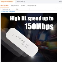 Usb Phát Wifi 4G