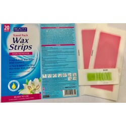 Miếng dán tẩy lông du lịch Beauty Formulas Wax Strips Compact Travel Pact - 20 miếng