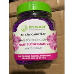 Phân bón RYNAN Thông minh tan chậm có kiểm soát NPK 12-12-20+TE- 150gr dùng giai đoạn ngủ nghỉ và ra hoa Phân bón RYNAN Thông minh tan chậm có kiểm soát NPK 12-12-20+TE- 150gr dùng giai đoạn ngủ nghỉ và ra hoa