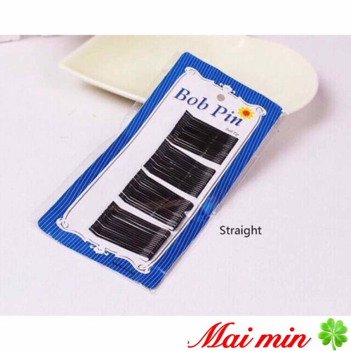 vỉ kẹp tăm cài tóc đen 36 chiếc