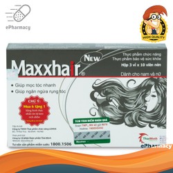 Thực phẩm chức năng giúp mọc tóc nhanh, ngăn ngừa rụng tóc Maxxhair