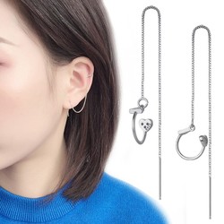 Khuyên kẹp vành tai hình trái tim| Khuyên tai bạc 925 | Bông tai bạc| Bông tai Hàn Quốc Khuyên kẹp vành tai hình trái tim| Khuyên tai bạc 925 | Bông tai bạc| Bông tai Hàn Quốc