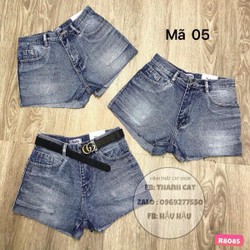 Quần short jeans nữ kiểu chữ A