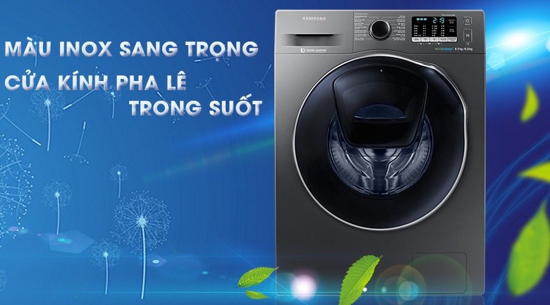 Thông số kỹ thuật Máy giặt sấy Samsung AddWash Inverter 8.5 kg WD85K5410OX/SV