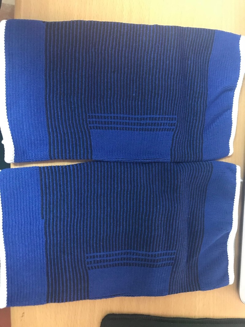 bó gối chấn thương Bộ 2 miếng bó gối màu Xanh Dương