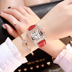 Đồng Hồ Thời Trang Nữ Đính Đá DZG - 90DH