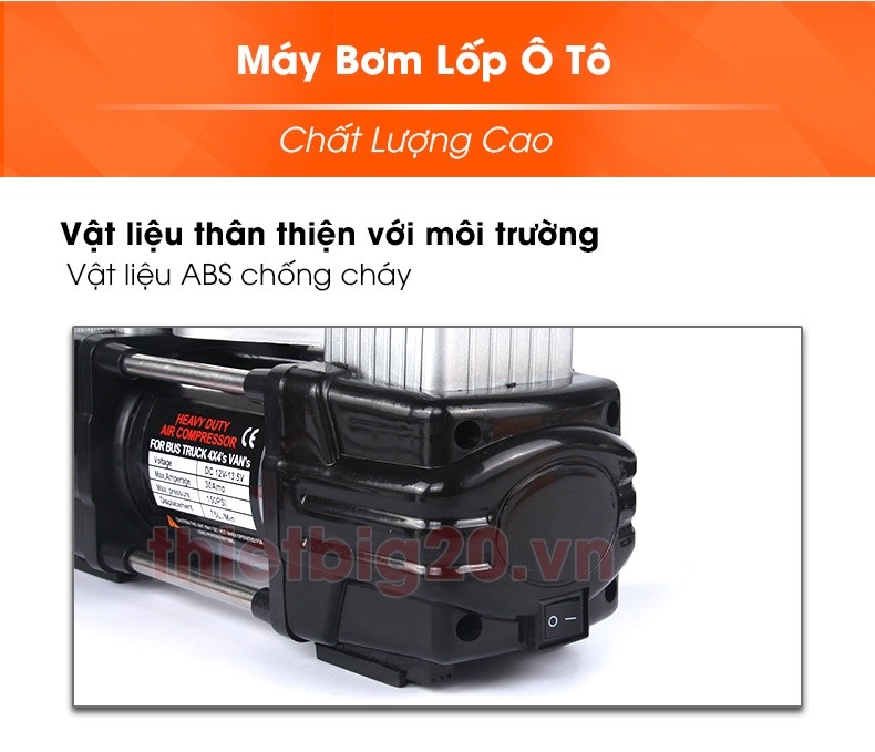 May bom lop xe hoi  2 xilanh dung dien 12v