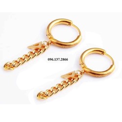 Mua Bông tai vàng non nụ đá trắng cho nữ (vàng tây thấp tuổi) ký hiệu KHT  trẻ trung | Tiki