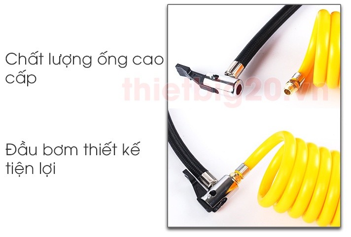 Máy bơm lốp ô tô dùng điện 12v