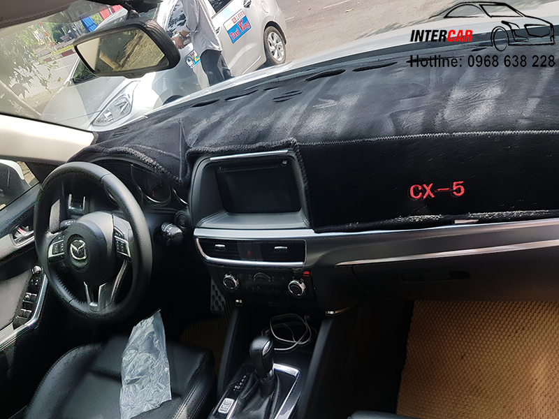 Thảm taplo nhung cao cấp Mazda CX5 2018