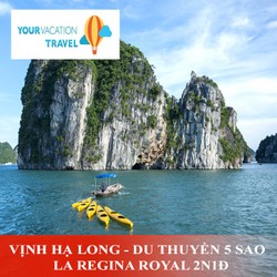 TOUR HẠ LONG 2N1Đ TRÊN DU THUYỀN 5 SAO LA REGINA ROAY CRUISE