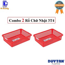 RỔ NHỰA CHỮ NHẬT DUY TÂN 3T4