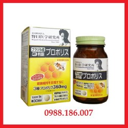 Viên uống keo ong kết hợp sữa Ong Chúa Propolis Noguchi - 90 viên