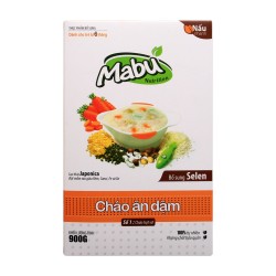 Cháo ăn dặm mabu hạt vỡ số 1 900g
