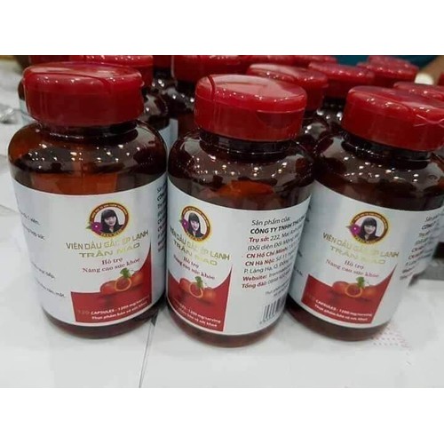 Viên nang dầu gấc ép lạnh Trần Mao